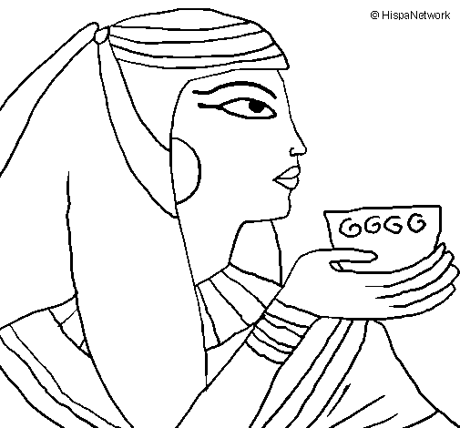 Tomb of Nakht coloring page