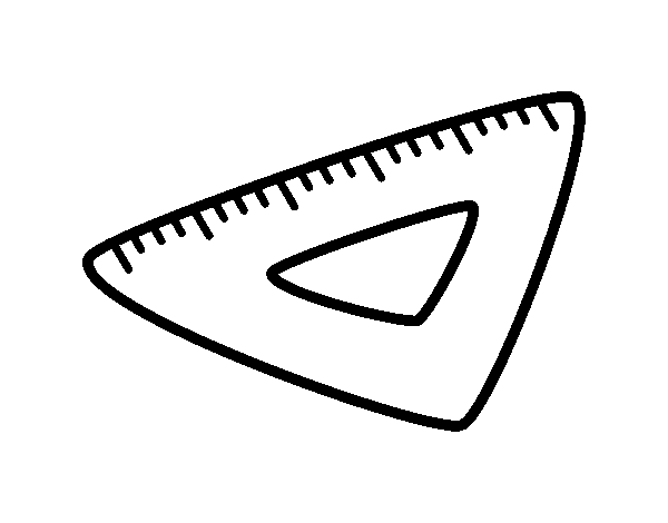 Triangle 2 coloring page