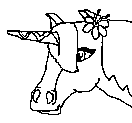 Unicorn II coloring page