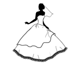 Dibujo de Wedding dress
