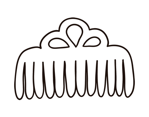 hairbrush coloring pages