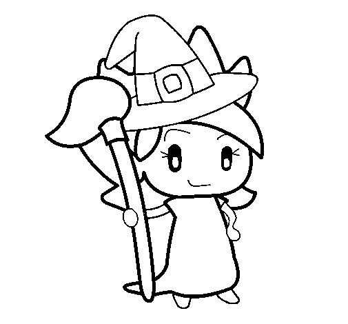 Witch Turpentine coloring page