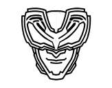 X-rays Mask coloring page