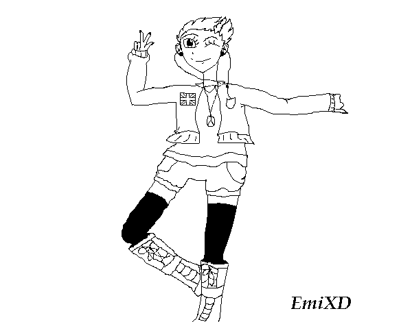 xDDD coloring page