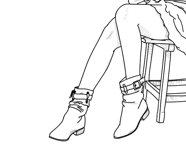 legs coloring pages