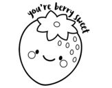 You're berry sweet coloring page