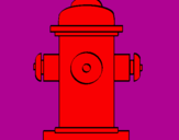 Coloring page Fire hydrant painted bychikis