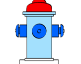 Coloring page Fire hydrant painted byALEXANDER