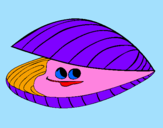 Coloring page Clam painted bymarisol