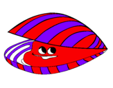 Coloring page Clam painted bydeeja
