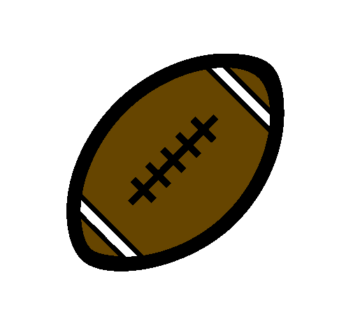 Coloring page American football ball II painted byPEDRO ACOSTA