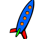 Coloring page Rocket II painted byivan