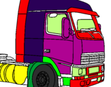 Coloring page Truck painted bytalha