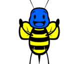 Coloring page Little bee painted byMatthewHutcheson