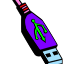 Coloring page USB painted byluis