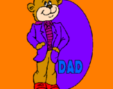 Coloring page Father bear painted byadriana  arteaga
