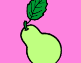 Coloring page pear painted byRoberta