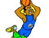 Coloring page Slam dunk painted bytalha