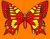 Coloring page Butterfly 5 painted bymichele