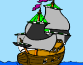 Coloring page Ship painted bybeatris
