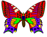 Coloring page Butterfly 5 painted byfranco