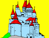 Coloring page Medieval castle painted byFelicia leong  