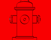 Coloring page Fire hydrant painted bycarlos