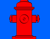 Coloring page Fire hydrant painted bytalha 