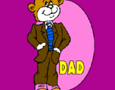 Coloring page Father bear painted bymesalainez