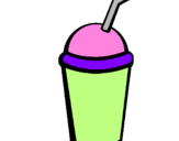 Coloring page Milkshake II painted by Leong Shi Ting
