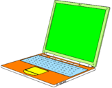 Coloring page Laptop painted byVICTORIA SAMAI