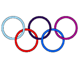 Coloring page Olympic rings painted by12345698;;LKKJJHHGGG5855