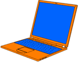 Coloring page Laptop painted byjuilo