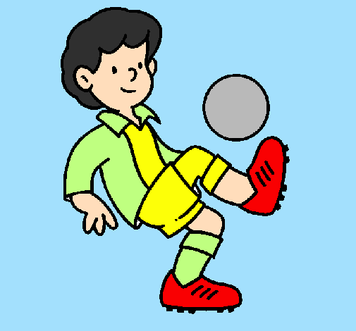 Coloring page Football painted bydoki voce gostol responde
