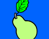 Coloring page pear painted byvictoria 