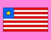 Coloring page Liberia painted byEvon Leong Shi Ting