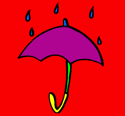 Coloring page Umbrella painted bynena