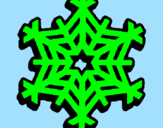 Coloring page Snowflake painted byale bautista