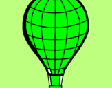 Coloring page Hot-air balloon painted byquim13