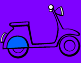 Coloring page Vespa painted bypoiuubgh 0