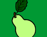 Coloring page pear painted bymonrrie