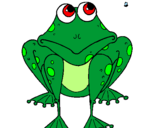 Coloring page Frog painted byMayra