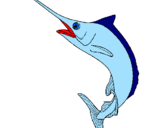 Coloring page Swordfish painted byvictor