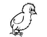 Coloring page Chick painted bychick