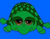 Coloring page Turtle painted bynachito lindo