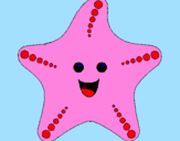 Coloring page Starfish painted byemjuhgytrfedyln
