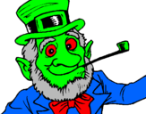 Coloring page Leprechaun painted bymaria 