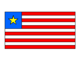 Coloring page Liberia painted byapril