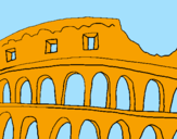 Coloring page Colosseum painted byL.G