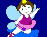 Coloring page Fairy painted bybrenda